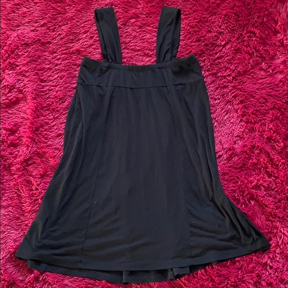 Black midi flowy dress - Picture 6 of 11